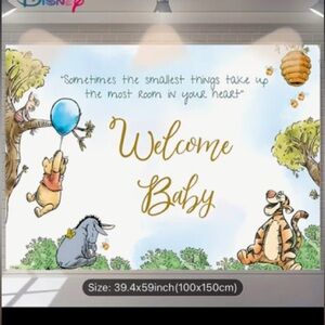 Disney Winnie the Pooh Baby Welcome Sign